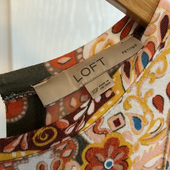 Loft petite boho style swing dress - Picture 3 of 4